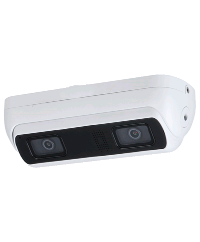 caméra de surveillance Caméra de comptage de personnes à double objectif
